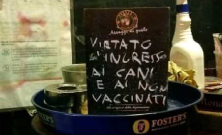 non vaccinati