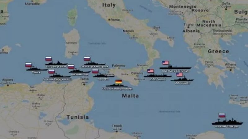 Tensione nel Mediterraneo